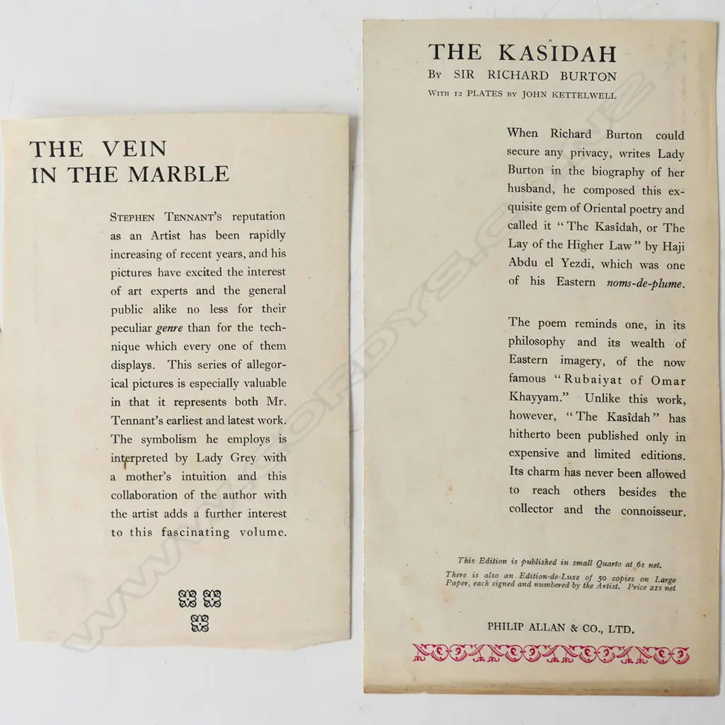 STEPHEN TENNANT: THE VEIN IN THE MARBLE Image 1++